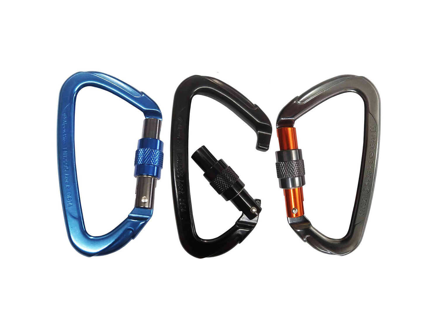 Mosquetão formato “D” grande Mosquetão formato “D” grande