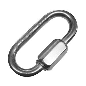 MALHA RÁPIDA OVAL DE AÇO INOX 8MM